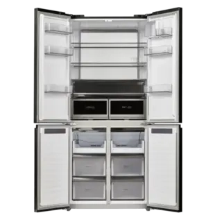 Холодильник Maunfeld MFF190NFDBG бежевый 