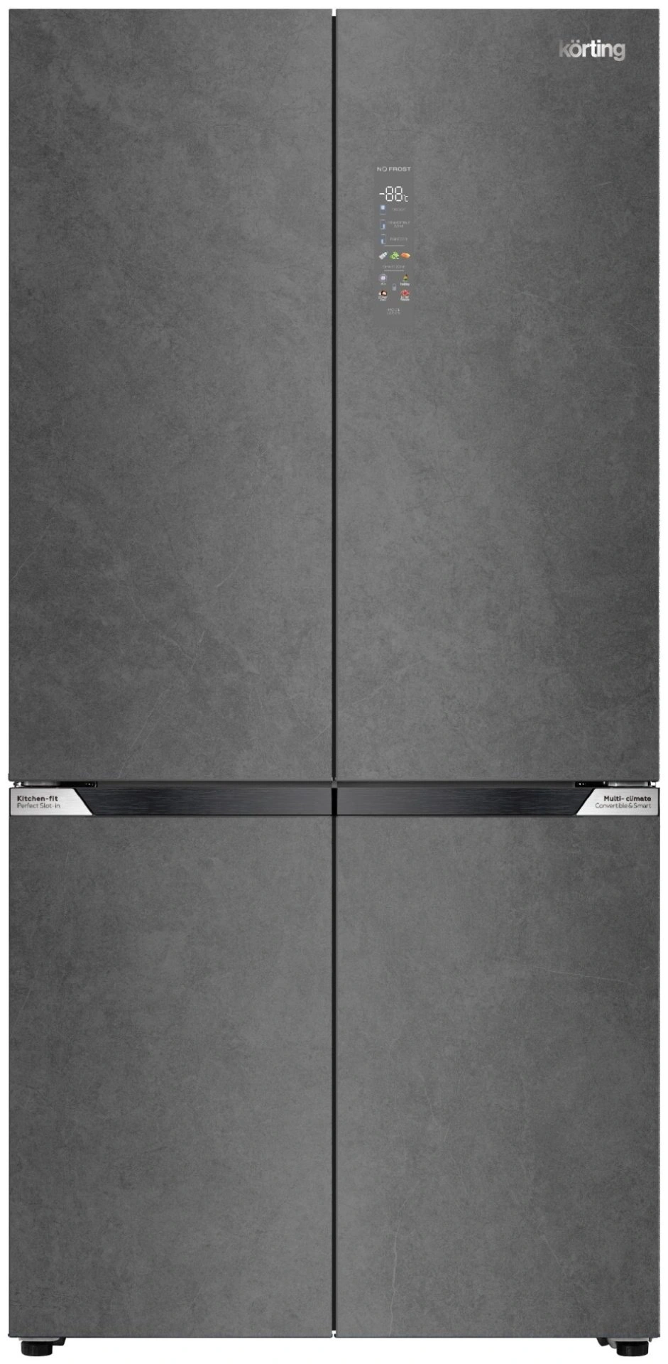 Холодильник Korting KNFM 94899 XN серый 