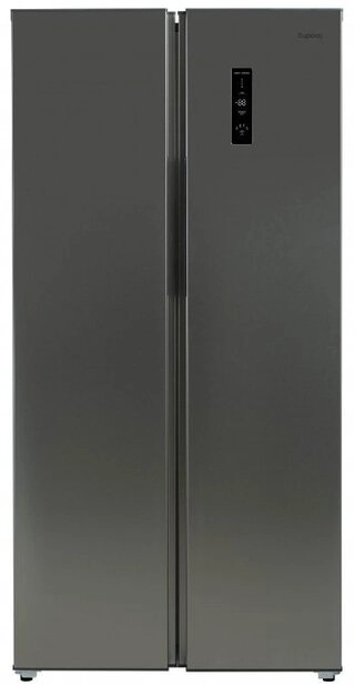 Холодильник Бирюса SBS 400 I серебристый 