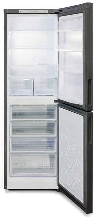 Холодильник Бирюса W6131 серый 