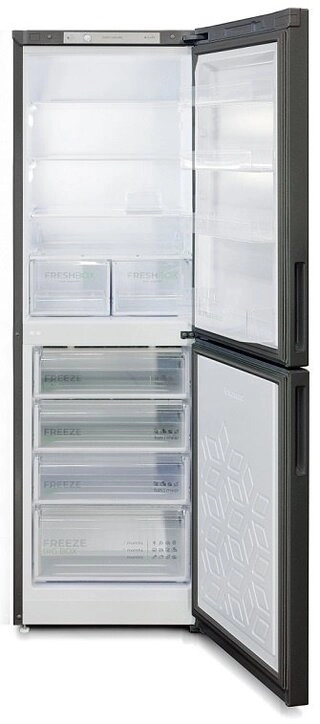 Холодильник Бирюса W6131 серый 