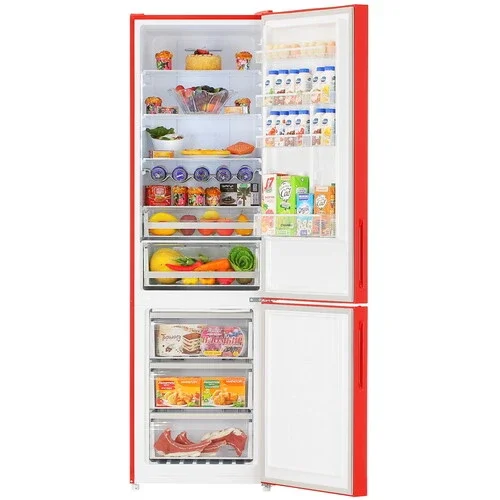 Холодильник Maunfeld MFF200NFR Inverter красный  - фото 3