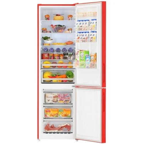 Холодильник Maunfeld MFF200NFR Inverter красный  - фото 3