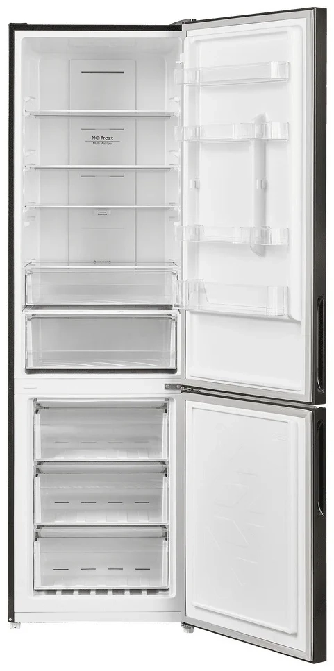 Холодильник Maunfeld MFF200NFSB10 Inverter черный  - фото 2