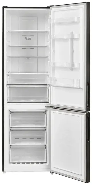 Холодильник Maunfeld MFF200NFSB10 Inverter черный  - фото 2