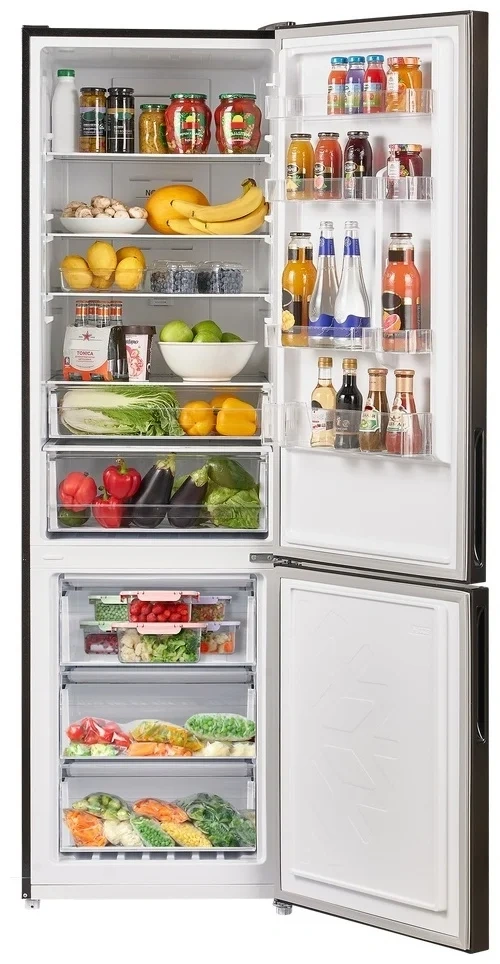 Холодильник Maunfeld MFF200NFSB10 Inverter черный  - фото 3