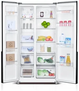 Холодильник SNOWCAP SBS NF 570 BG черный 