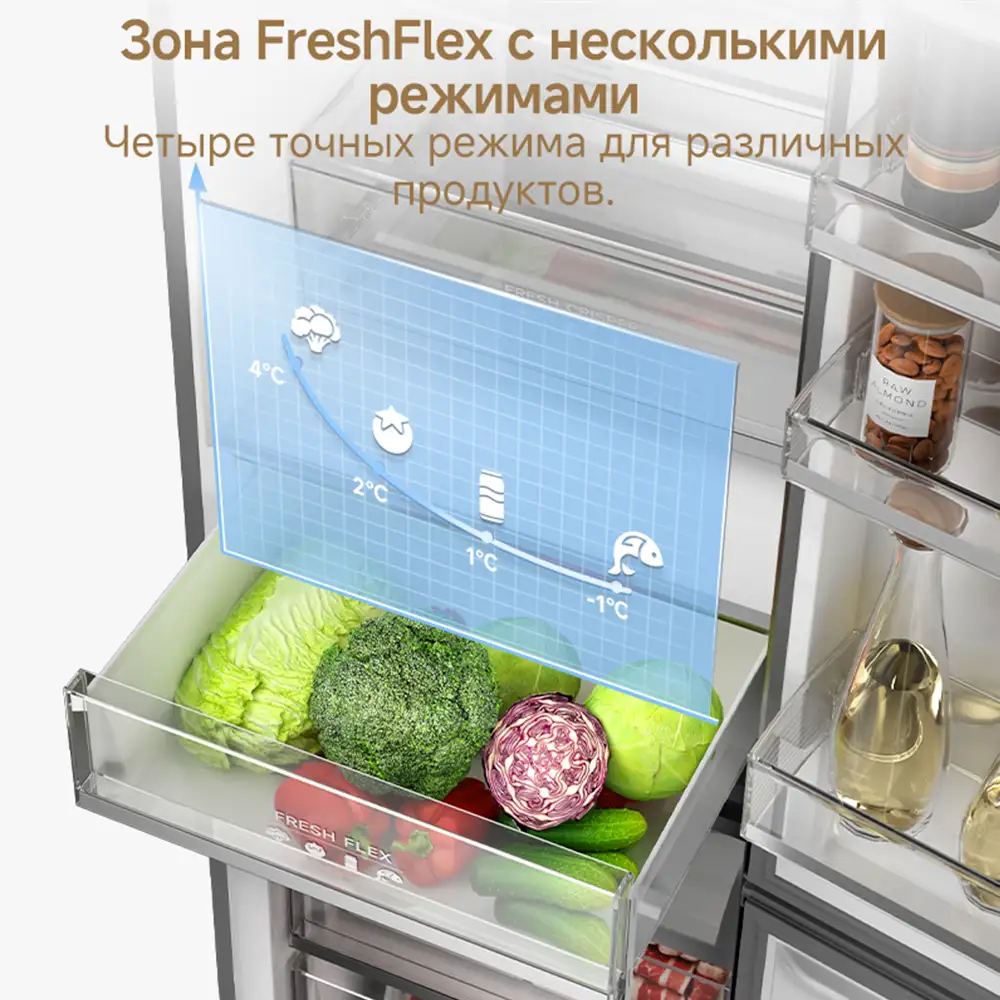 Холодильник Dreame DRB450WMBARU - фото 13