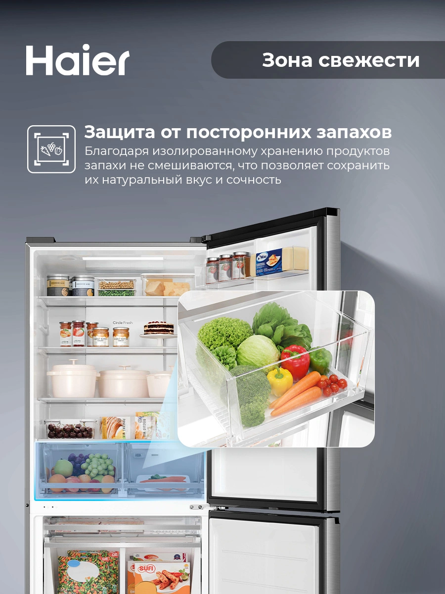 Холодильник Haier CFE764CB - фото 20