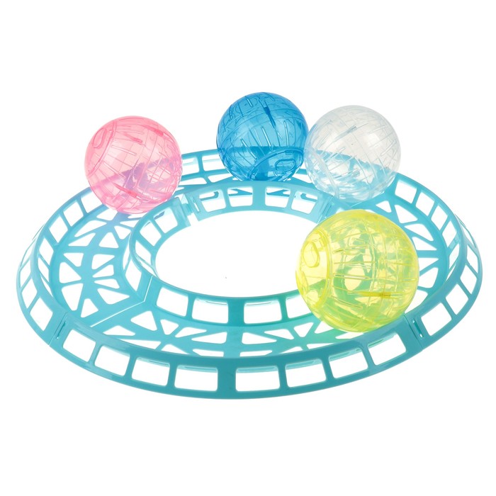 Динамический трек Carno для шаров, 42 см, микс цветов 