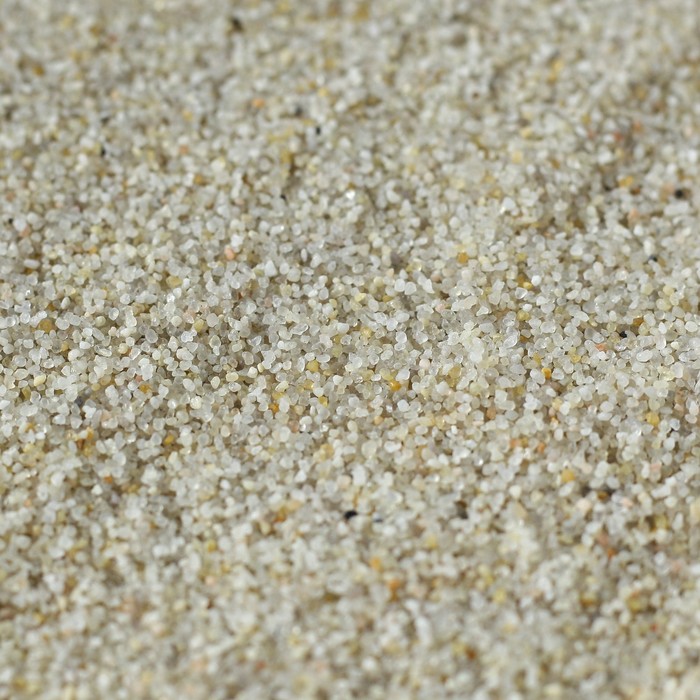 Грунт для аквариума "Песок кварцевый окатаный", фракция 0.63-1.2 мм, 3.5 кг 