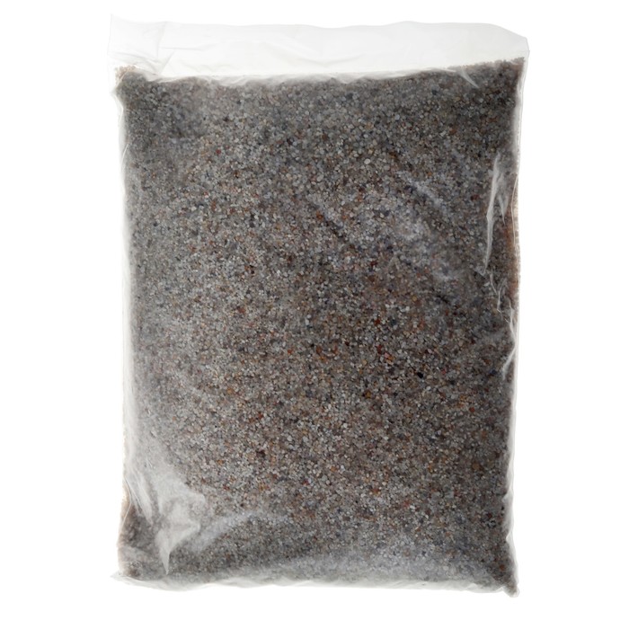 Грунт для аквариума "Песок кварцевый окатаный", фракция 0.63-1.2 мм, 3.5 кг 