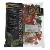 Грунт для аквариума "Галька цветная, зеленый-рыжий-красный-белый" 800г фр 8-12 мм  - фото 3