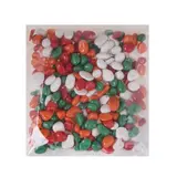 Грунт для аквариума "Галька цветная, зеленый-рыжий-красный-белый" 800г фр 8-12 мм  - фото 2