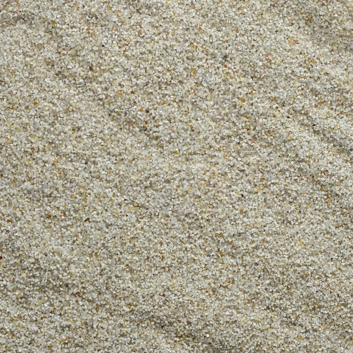 Грунт "Песок кварцевый окатаный", фракция 0.8-2 мм, 1 кг 