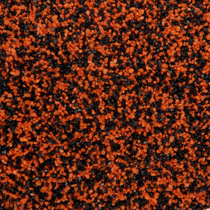 Песок для аквариума, черно-оранжевый, 350 г 