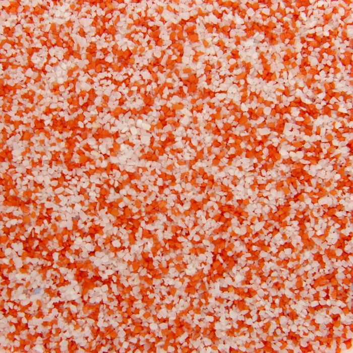 Песок для аквариума, оранжево-белый, 350 г 