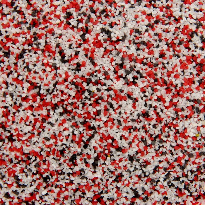 Песок для аквариума, красно-черно-белый, 350 г 
