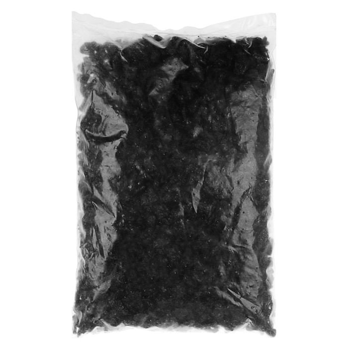 Мраморная крошка, "черная", 5-10 мм/1 кг 