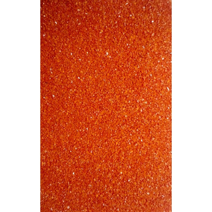Песок цветной, "оранжевый", 1 кг 