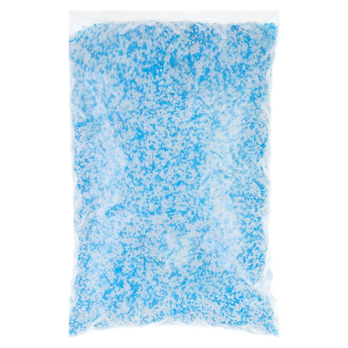 Песок цветной, "бело-голубой", 1 кг 