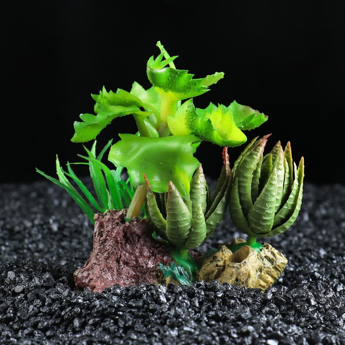 Растение искусственное аквариумное, 11 х 9 х 10,5 см 