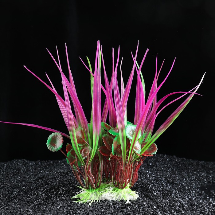Растение искусственное аквариумное, 16х 9 х 20 см 