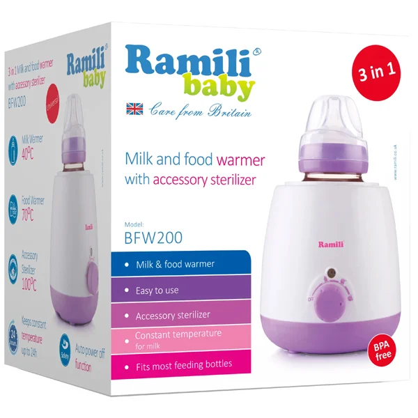 Универсальный 3 в 1 подогреватель/стерилизатор Ramili Baby BFW200 - фото 3