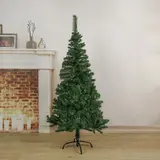 Ёлка простая 120 см d иголок 6 см, d нижнего яруса 40 см, 180 веток, пласт подставка 