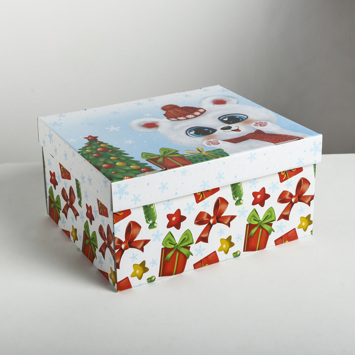 Складная коробка «Радости и веселья», 30 × 24.5 × 15 см 
