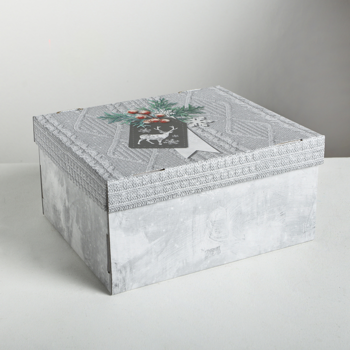 Складная коробка «Уютные мгновения», 30 × 24.5 × 15 см 