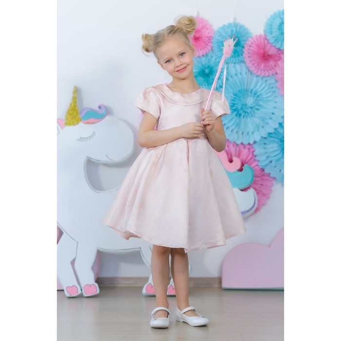 Платье нарядное для девочки MINAKU «Жаклин», рост 122 см, цвет розовый 