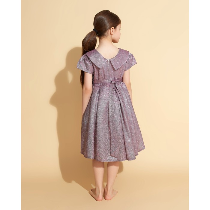 Платье нарядное для девочки MINAKU «Жаклин», рост 116 см, цвет фиолетовый 