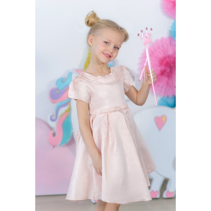 Платье нарядное для девочки MINAKU «Жаклин», рост 134 см, цвет розовый 