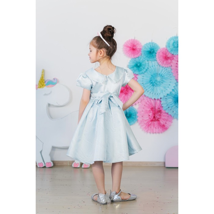 Платье нарядное для девочки MINAKU «Жаклин», рост 122 см, цвет голубой 