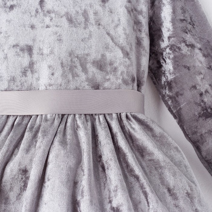 Платье для девочки KAFTAN "Куколка", серый, рост 86-92, р.28 