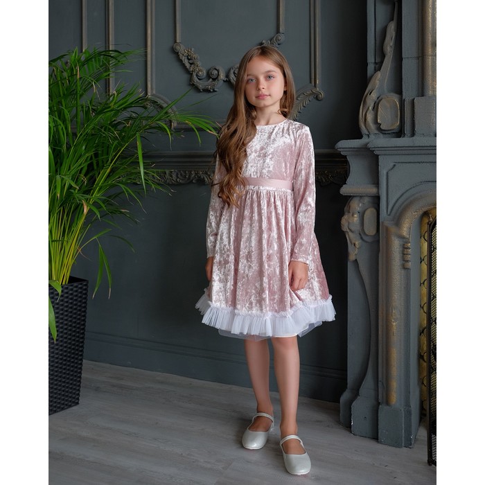 Платье для девочки KAFTAN "Куколка", розовый, рост 134-140, р.36 