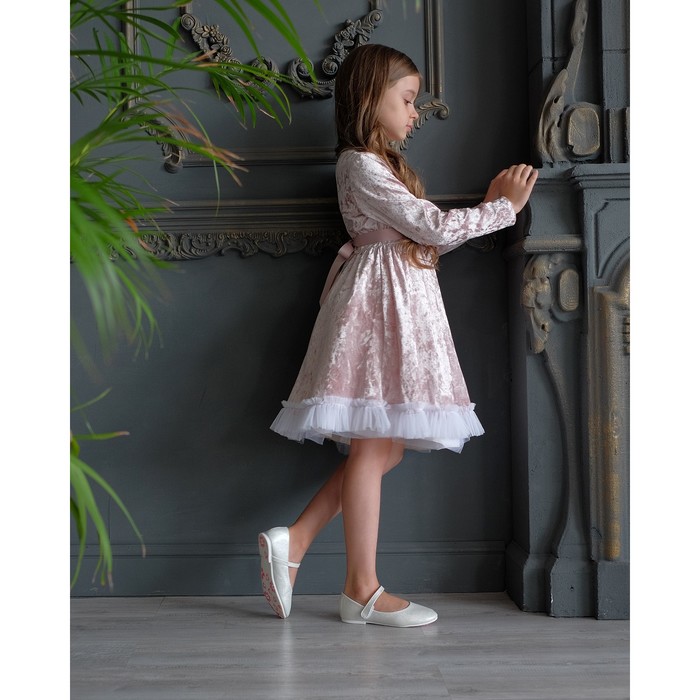 Платье для девочки KAFTAN "Куколка", розовый, рост 134-140, р.36 