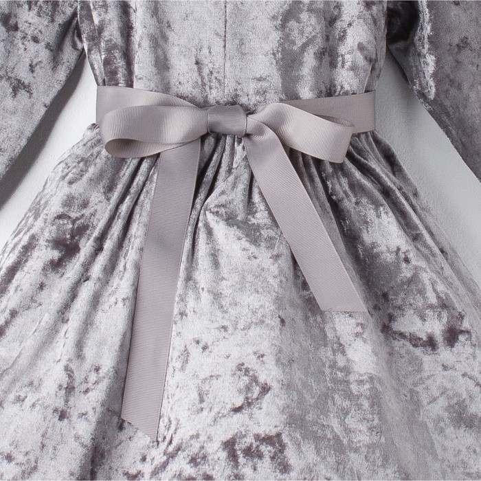 Платье для девочки KAFTAN "Куколка", серый, рост 110-116, р.32 