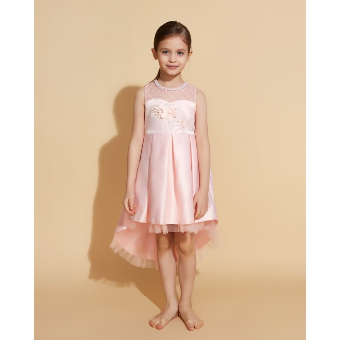 Платье нарядное для девочки MINAKU «Джульетта», рост 110 см, цвет розовый 