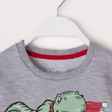 Толстовка детская KAFTAN "Rex-mas" р.32 (110-116), серый/красный  - фото 2