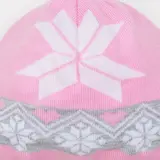 Шапка вязаная Крошка Я "Сердечко", размер 44, 6-9 мес,  шерсть,пан, хлопок  - фото 4