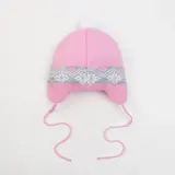 Шапка вязаная Крошка Я "Сердечко", размер 44, 6-9 мес,  шерсть,пан, хлопок  - фото 6