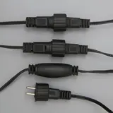 Гирлянда "Клип-лайт" уличная УМС, 100 м, LED-1000-24V, нить тёмная, свечение мульти  - фото 5