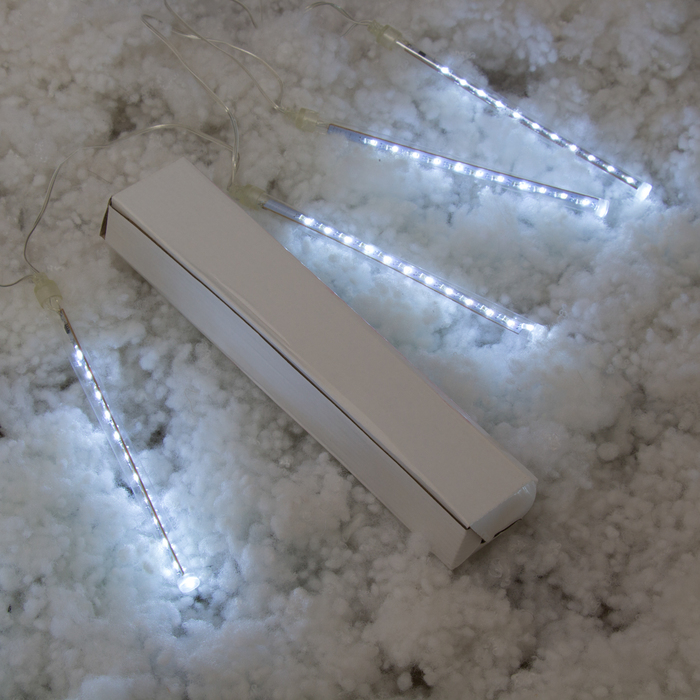 Гирлянда "Сосульки малые" 8 штук, 2.4 х 0.2 м, 2W УМС, LED-96-220V ...