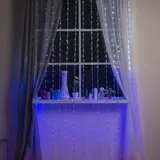 Гирлянда "Дождь" Флаг России УМС вилка, 2 х 3 м, LED-840-220V, 8 режимов, нить прозрачная 