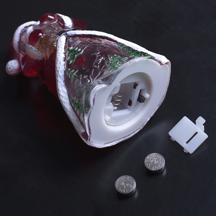 Игрушка световая "Дед Мороз-мудрец" (батарейки в комплекте) 1 LED, RGB 