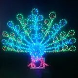 Светодиодная фигура "ПАВЛИН", объёмная, 2.1 х 2.78 х 1.6 м, статика, 120 Вт  - фото 3