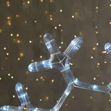 Фигура дюралайт "Снежинка" 39х39 см,72/12 LED, БЕЛЫЙ-СИНИЙ  - фото 2