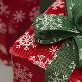 Фигура ткань. "Подарки" Кубы красные 15х20х25 см, 60 LED, с конр. 8р.,220V БЕЛЫЙ  - фото 3